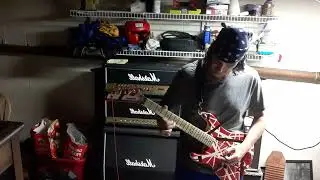 EVH striped series 5150 guitar Marshall JVM205H noise making