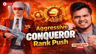Aggressive Rank Push | Road To Conqueror #bgmilive #shortslive #iamtrojanlive