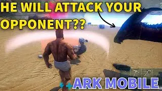 HOW TO USE YOUR DINO TO ATTACK OTHERS IN ARK Mobile | Attacking Animals / dinosaur in ARK ULTIMATE 
