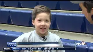 6-year-old inspiring Marian football team