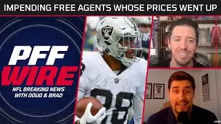 Top impending free agents who have raised their value + latest NFL news | PFF Wire