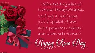 Happy Rose day quote for love of life 🌹 | Happy Rose Day Wishes 2023 | 🌹Free Happy Rose day E card