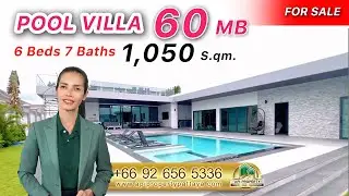 Pool Villa Pattaya  6Beds  7Baths 1,050 Sq m at Siam royal Pool Villa For Sale 60 MB