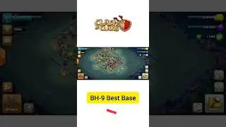 Best base for BH-9 🔥🔥 | Builder hall 9 Best Base | Clash of clans night village| With copy link |