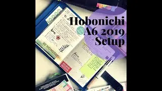My Hobonichi Techo A6 2019 Setup