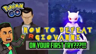 HOW TO DEFEAT GIOVANNI AND ⚫SHADOW MEWTWO⚫ EASILY IN POK&Eacute;MON GO 💪 | USE THESE POK&Eacute;MON 😉 #Shorts