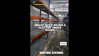 Heavy duty racks are storage systems and slotted angle racks