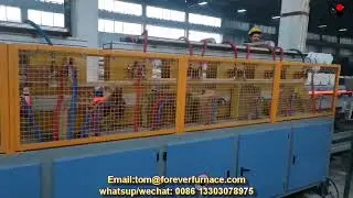 Annealing induction steel pipe heating production line #steelpipe #annealing #furnace