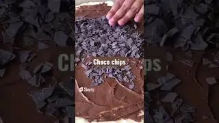 Easy Choco Pizza #shorts #howto #howtomake #yummy #delicious #foodie