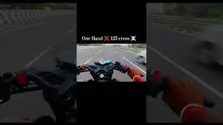 one Hand ❌ cross 125 #trending #dangerride #nigamjin160 #rider #shorts