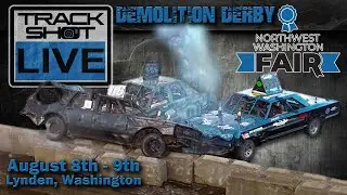 Demolition Derby - TRACK SHOT LIVE -  Northwest Washington Fair - Lynden, Washington