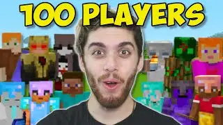Я заставил 100 игроков построить мне город в Minecraft