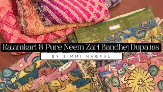 2026's Most Exclusive Kalamkari & Pure Neem Zari Bandhej Dupattas