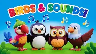 🎶 Birds for Kids | Learn Bird Names with Real Sounds | Educational Video🐧
