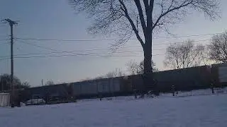 CSX Slow Mover Incoming! [4K]