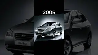 Evolution Of Hyundai Elantra (1990-2023) #evolution #hyundai #elantra #cars #viral #shorts