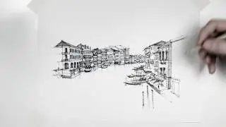 Venice, Italy with Sakura Microns. The process behind the cover shot.