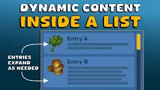 How to create a list with flexible entries on your Unity UI