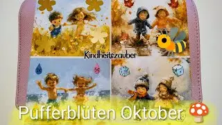 🐝 Pufferbl&uuml;ten aus Oktober 🍄 und Kids Freizeit verteilen 🧡