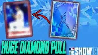 HUGE DIAMOND PULL! MLB THE SHOW 19 DIAMOND DYNASTY PACK OPENING