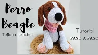 Perro Beagle Amigurumi a Crochet, Tutorial  #1 paso a paso [DIY]