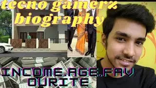 Tecno gamerz income and biography made by Krish kharera