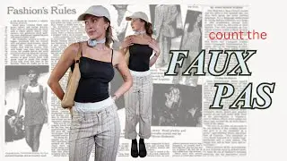 Trying to Break Every Fashion Rule in One Outfit