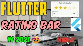 Flutter Rating Bar Design | Flutter Development 2021 | Rating Bar | Super Easy | only in 4 min.