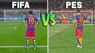 Лионель Месси Пенальти | FIFA против PES с 2006 по 2022 год