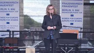EU Women's March &ndash; Berlin, 09.05.2019, Prof. Dr. Ruth Hagengruber, Universit&auml;t Paderborn