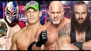 Sin Cara vs Braun Strowman vs Goldberg vs John Cena