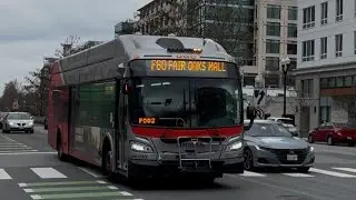 WMATA Metrobus 2018 New Flyer XN40 3153 On Route F60 (Formerly 1A/1B/1C) [NEW ROUTE]