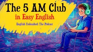 The 5 AM Club Summary in Easy English | Learn English with Podcast A2&ndash;B1 Listening Shdowing Practice