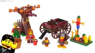 🔄 LEGO Thanksgiving Harvest set review 🦃 40261 re upload