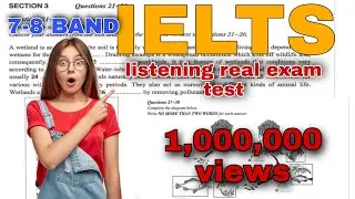 #Listening #REAL #EXAM #TEST #2022 | #ielts