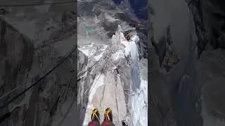 Challenging climbing Ama Dablam mountain (6812m) in Nepal&rsquo;s Everest Region #viral #everest #shorts