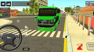 Euro Bus Driving Game Public Transportation 2024 - Indonesia Bus Simulator Android Gameplay #3
