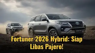 Утечка информации о гибридном Fortuner 2026 года! Внешний вид как у Land Cruiser, двигатель Rhino, к
