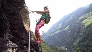 Via Ferrata Stuller Wasserfall, Val Passiria, South Tyrol, Italy