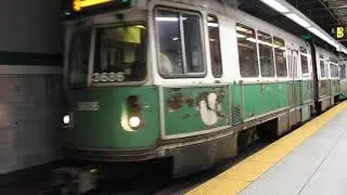 MBTA Green line streetcar / LRT Boston