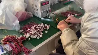 Making metal push button processing details