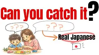 Learn Japanese Naturally｜Real Parent-Child Conversation｜Origami Crane🇯🇵