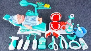 19 Minutes Satisfying with Unboxing Doctor toys，Blue Dentist Playset Collection ASMR | Review Toys