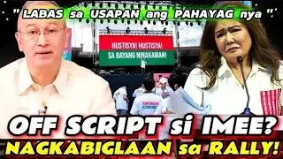 REBELASYON ni IMEE MARCOS WALA sa USAPAN ng INC RALLY ORGANIZERS, 3 DAY RALLY BAKIT TINAPOS AGAD?
