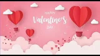 Paper cutouts Valentines Day Backdrop Romance