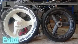 Honda cb-1 400 nc27 (Part five) Pintura, detallado/Paint, detailed