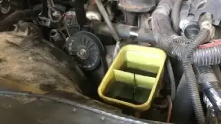 Winter check of brake fluid