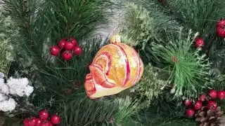 Hermit Crab - Glass Christmas Ornament
