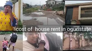 COST OF HOUSING IN OGUNSTATE//CARRED MY SIX YEARS OLD BECAUSE OF BAD ROAD