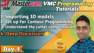 Mastercam 2023 Contour Programming: A Step-by-Step Guide for Beginners #manufacturing #mastercam